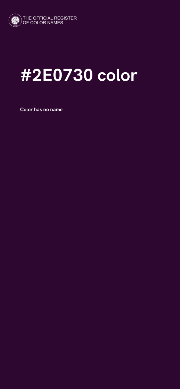 #2E0730 color image