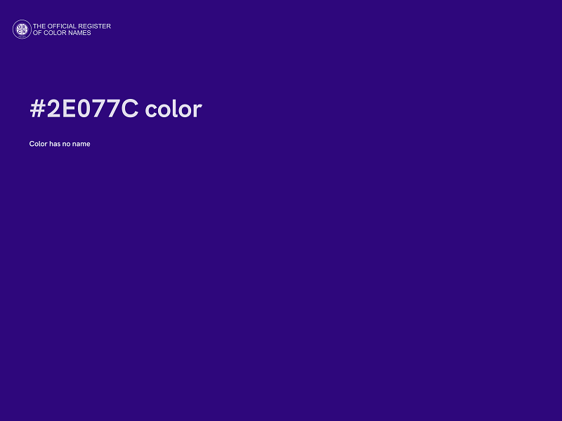 #2E077C color image