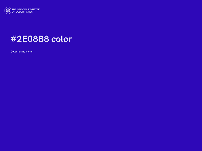 #2E08B8 color image