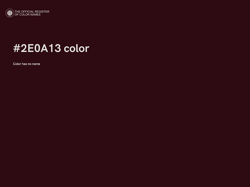 #2E0A13 color image