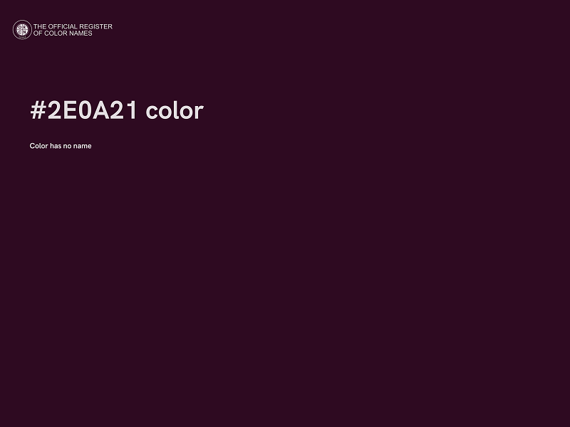 #2E0A21 color image