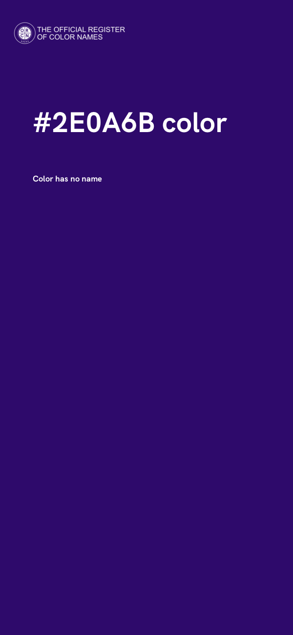 #2E0A6B color image