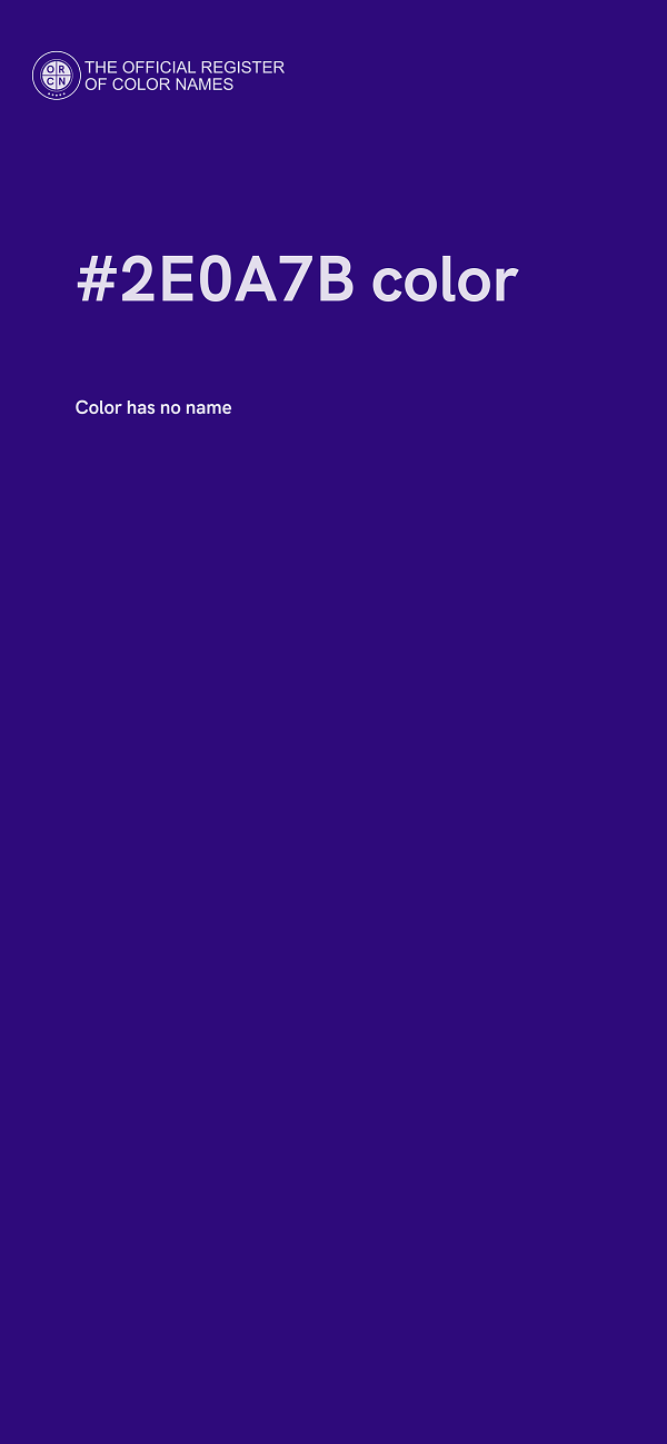#2E0A7B color image