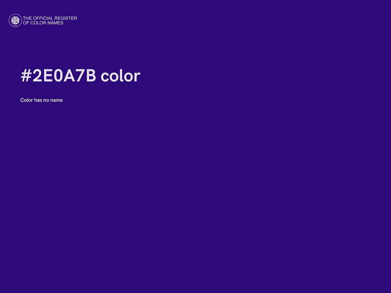#2E0A7B color image