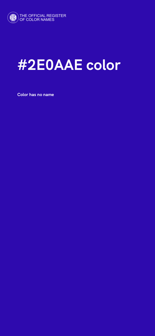 #2E0AAE color image