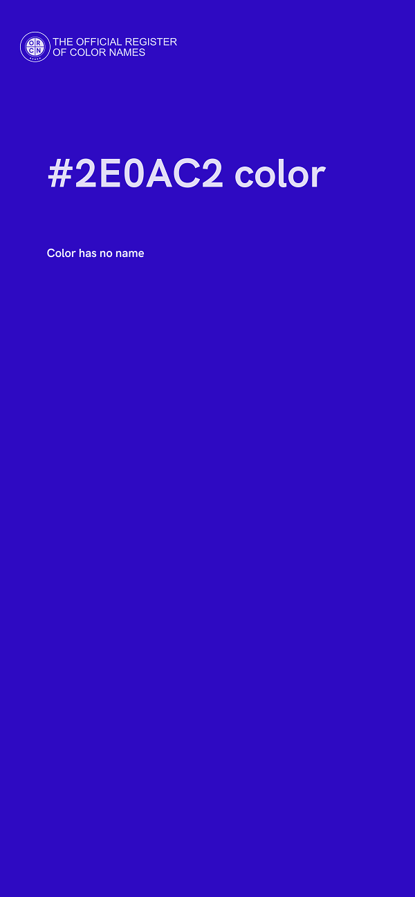 #2E0AC2 color image