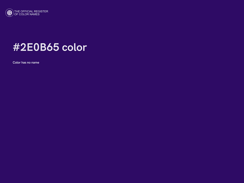 #2E0B65 color image