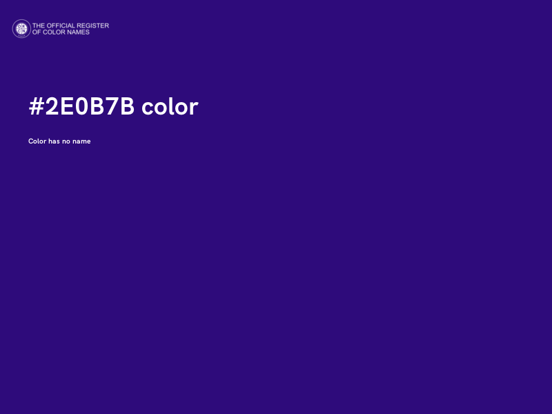 #2E0B7B color image
