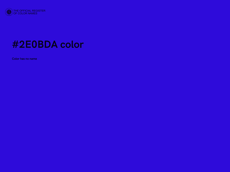 #2E0BDA color image