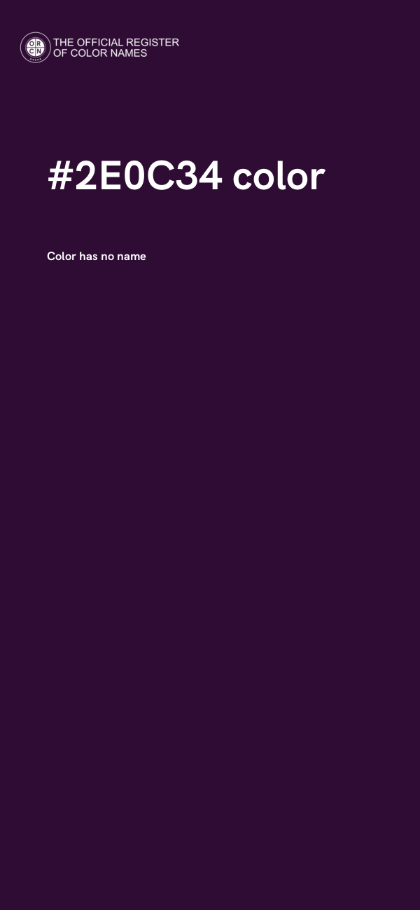 #2E0C34 color image