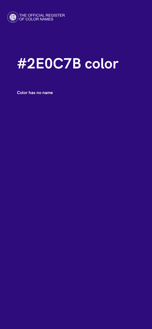 #2E0C7B color image