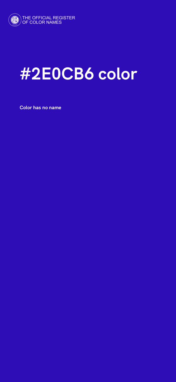 #2E0CB6 color image