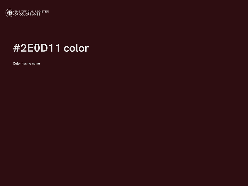 #2E0D11 color image