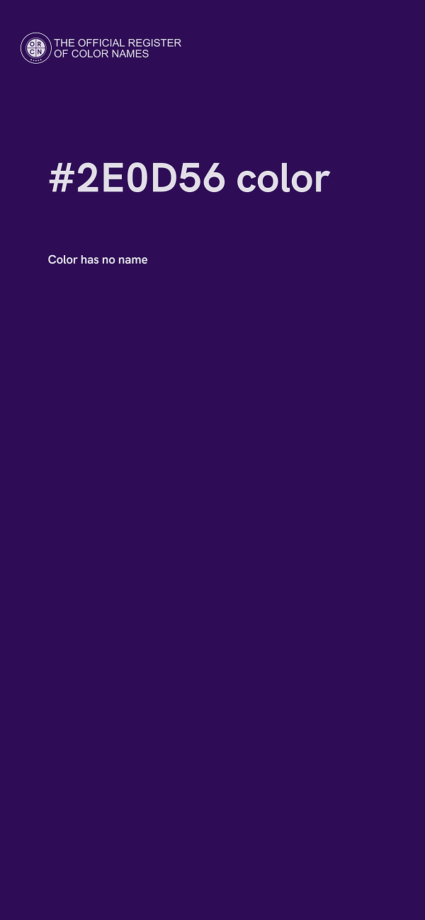 #2E0D56 color image