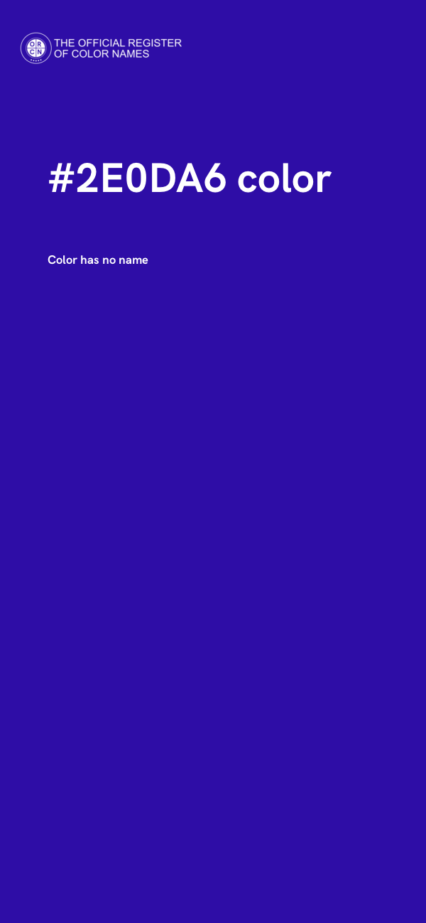 #2E0DA6 color image