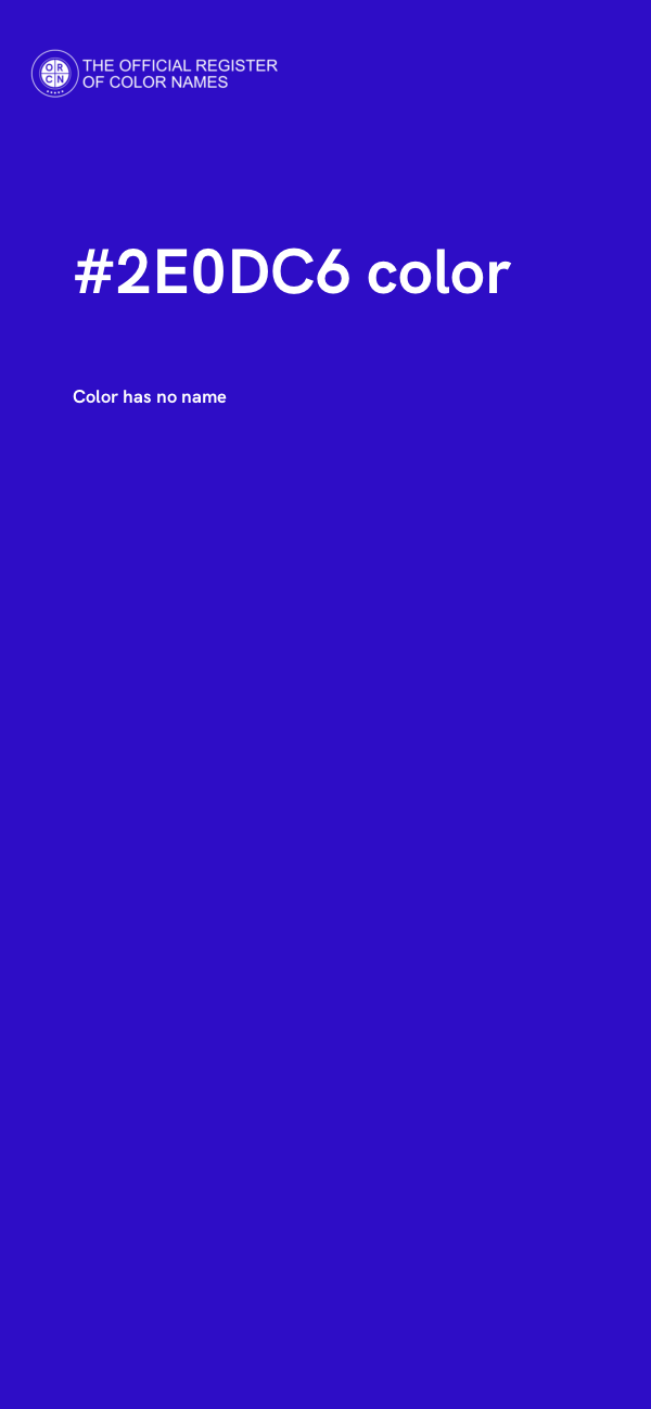 #2E0DC6 color image