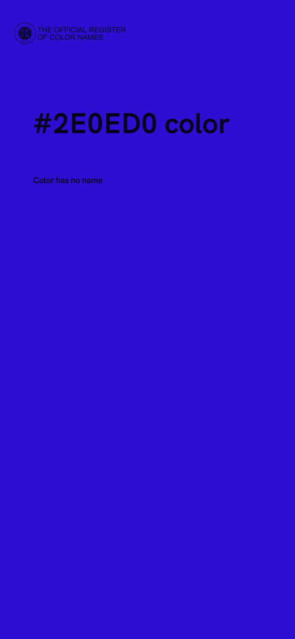 #2E0ED0 color image