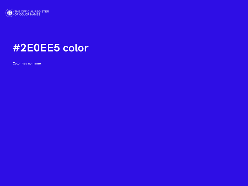 #2E0EE5 color image
