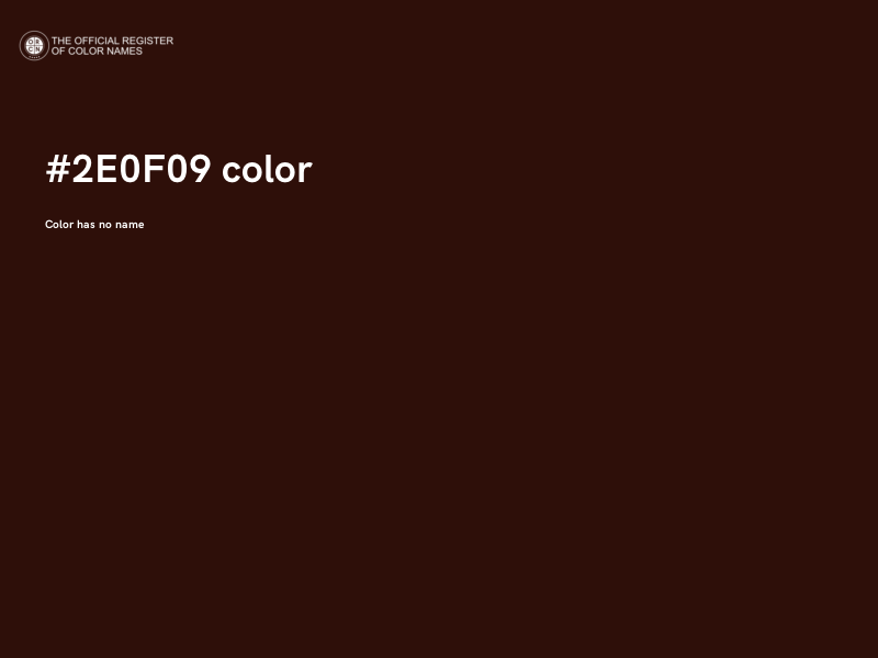 #2E0F09 color image