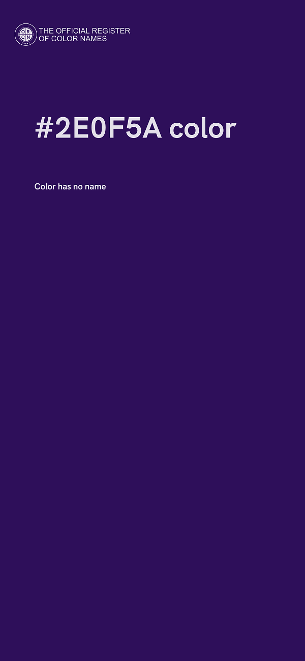#2E0F5A color image