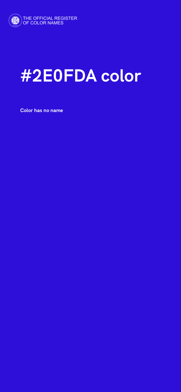 #2E0FDA color image