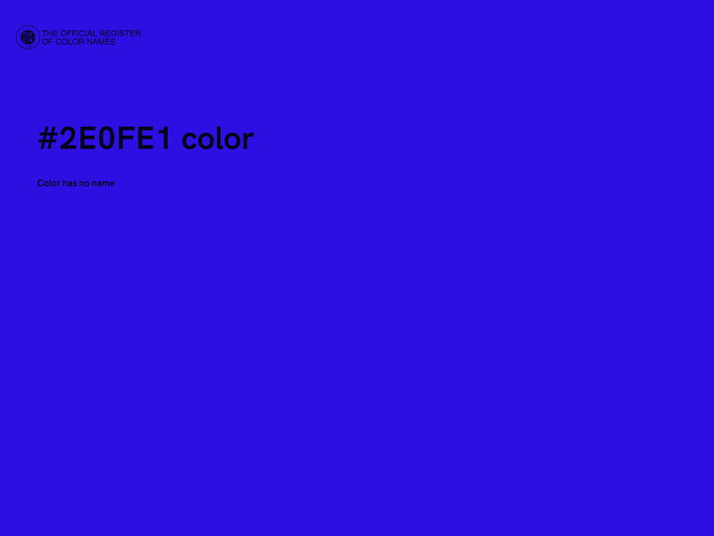 #2E0FE1 color image