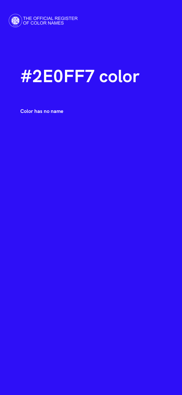 #2E0FF7 color image