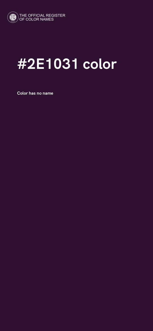 #2E1031 color image