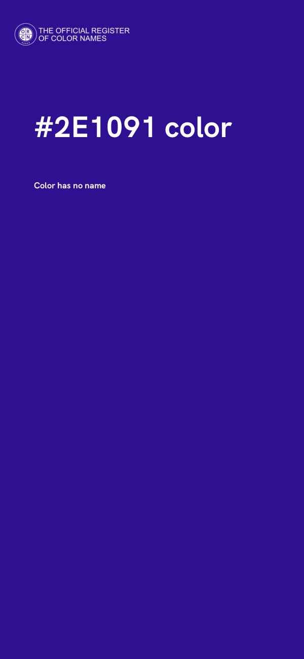 #2E1091 color image