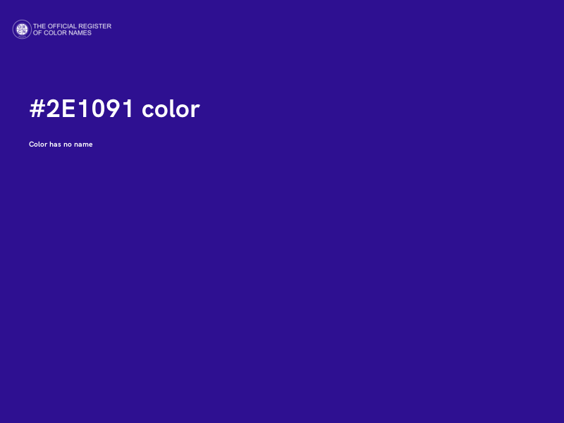 #2E1091 color image