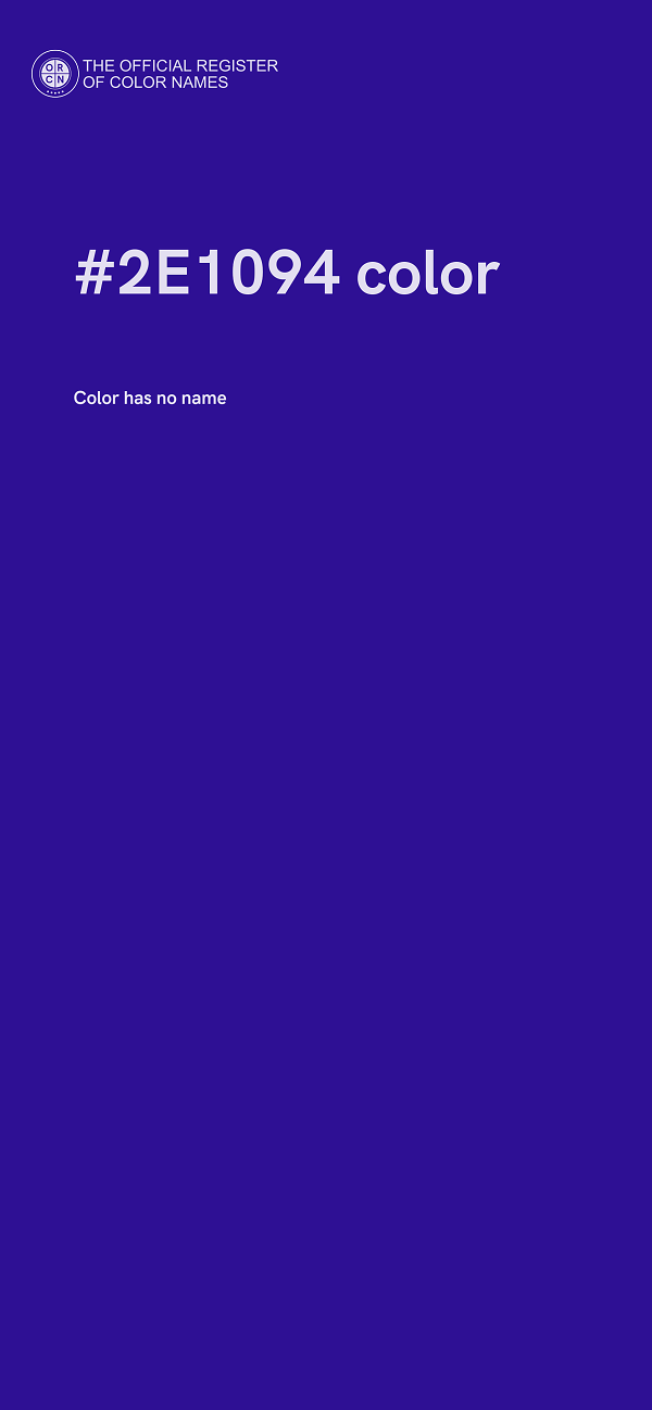 #2E1094 color image