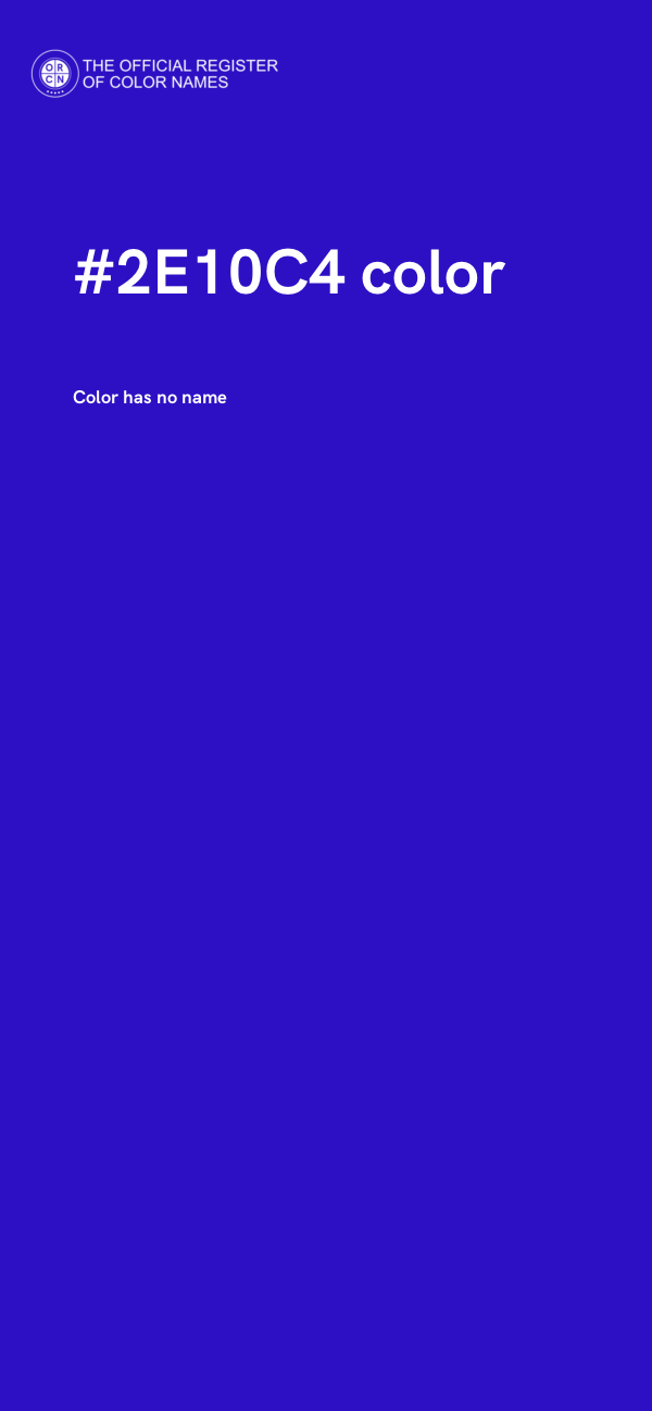 #2E10C4 color image