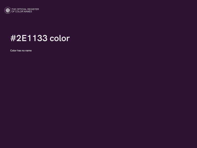 #2E1133 color image