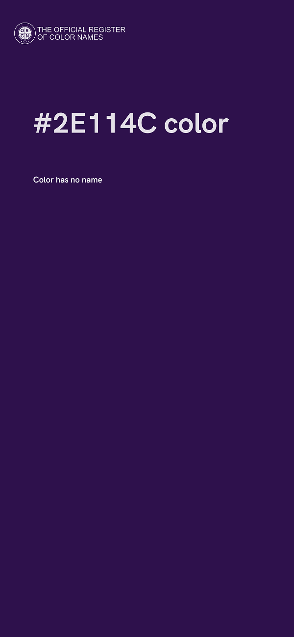 #2E114C color image