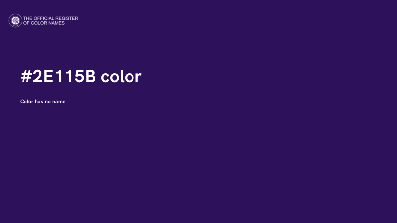 #2E115B color image