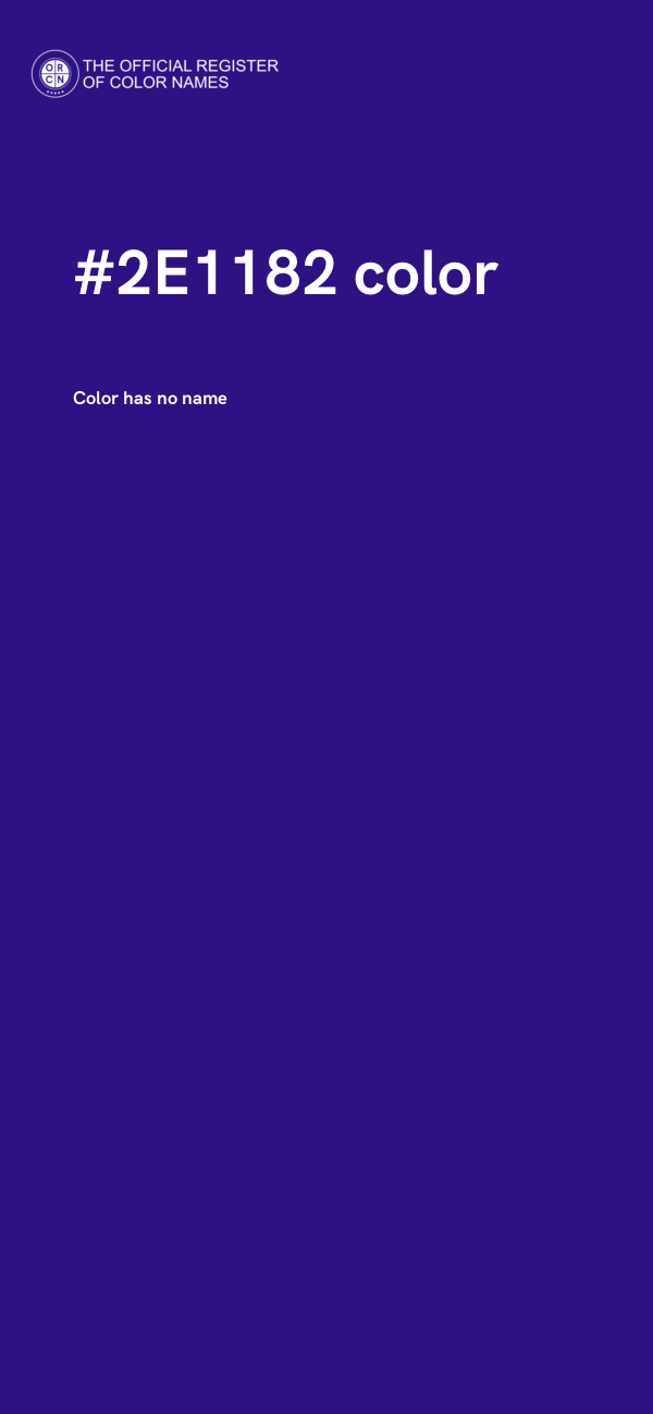 #2E1182 color image