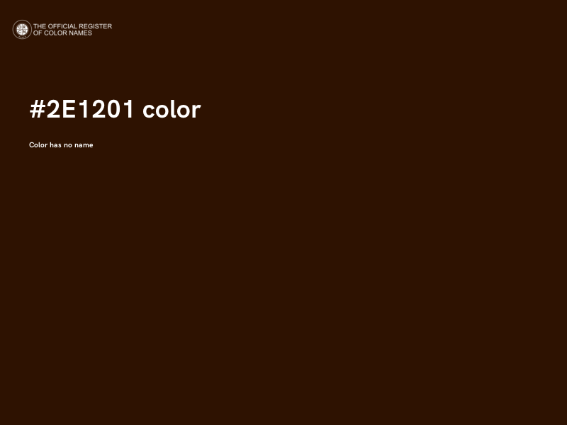 #2E1201 color image