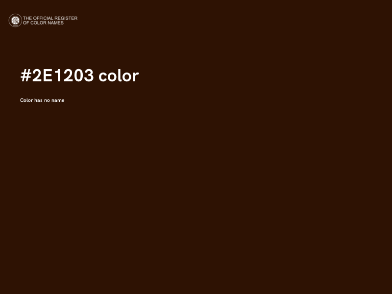 #2E1203 color image
