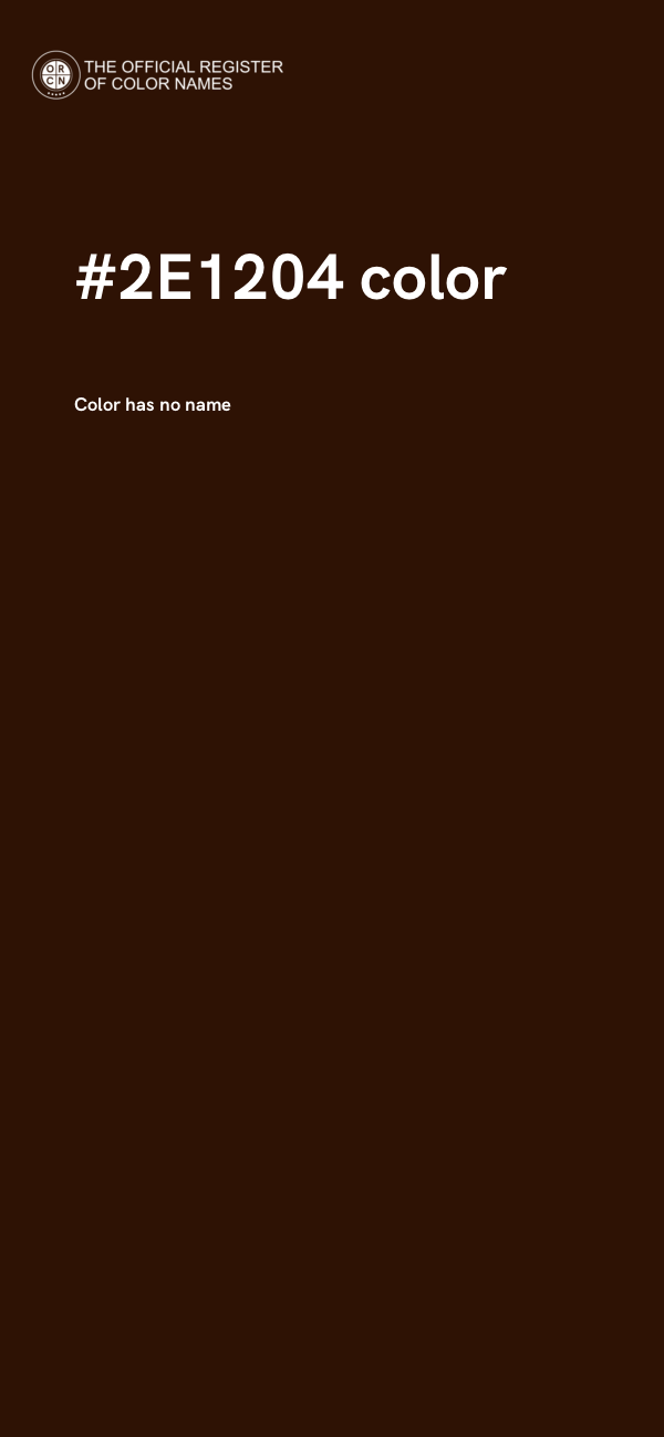 #2E1204 color image