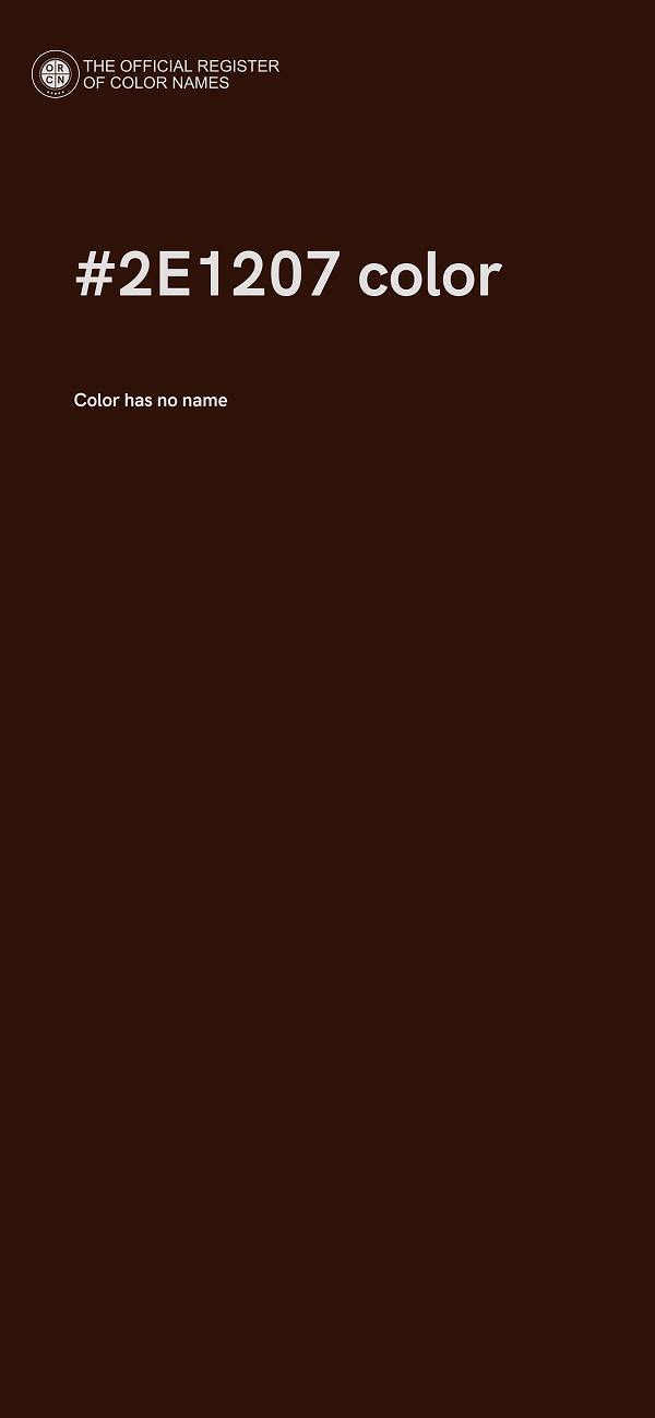 #2E1207 color image