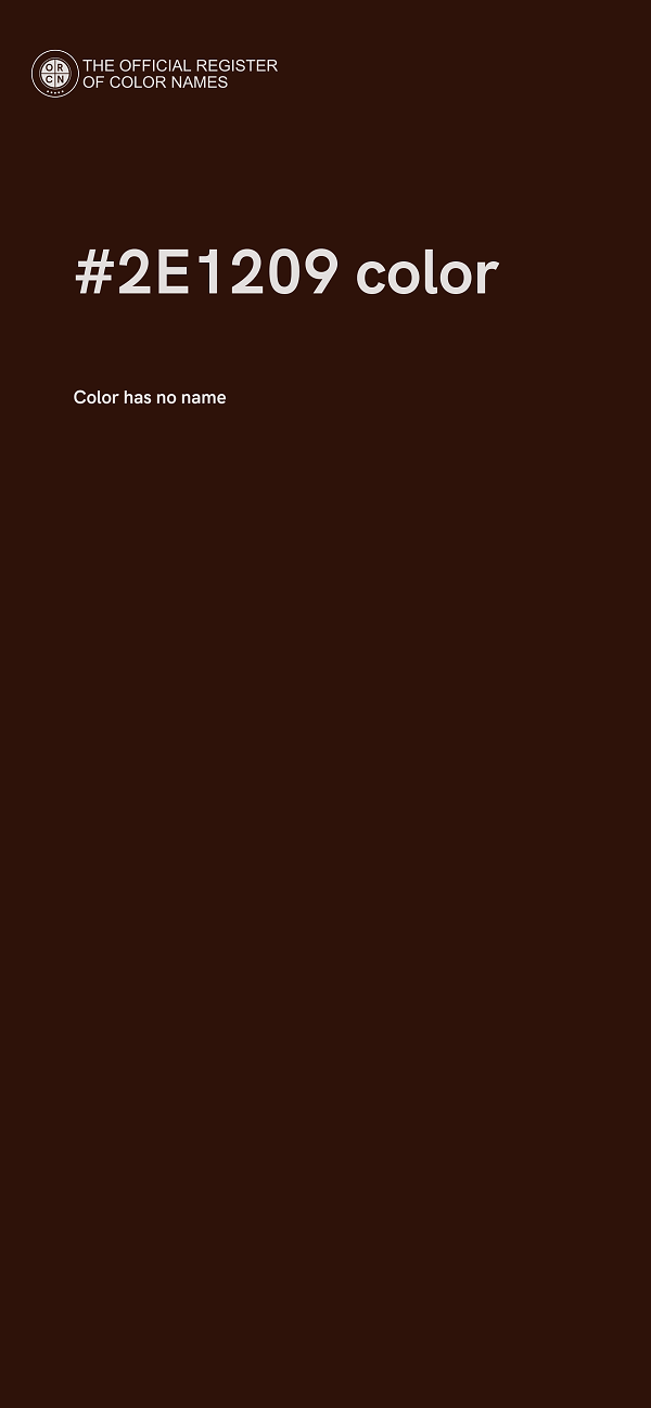 #2E1209 color image