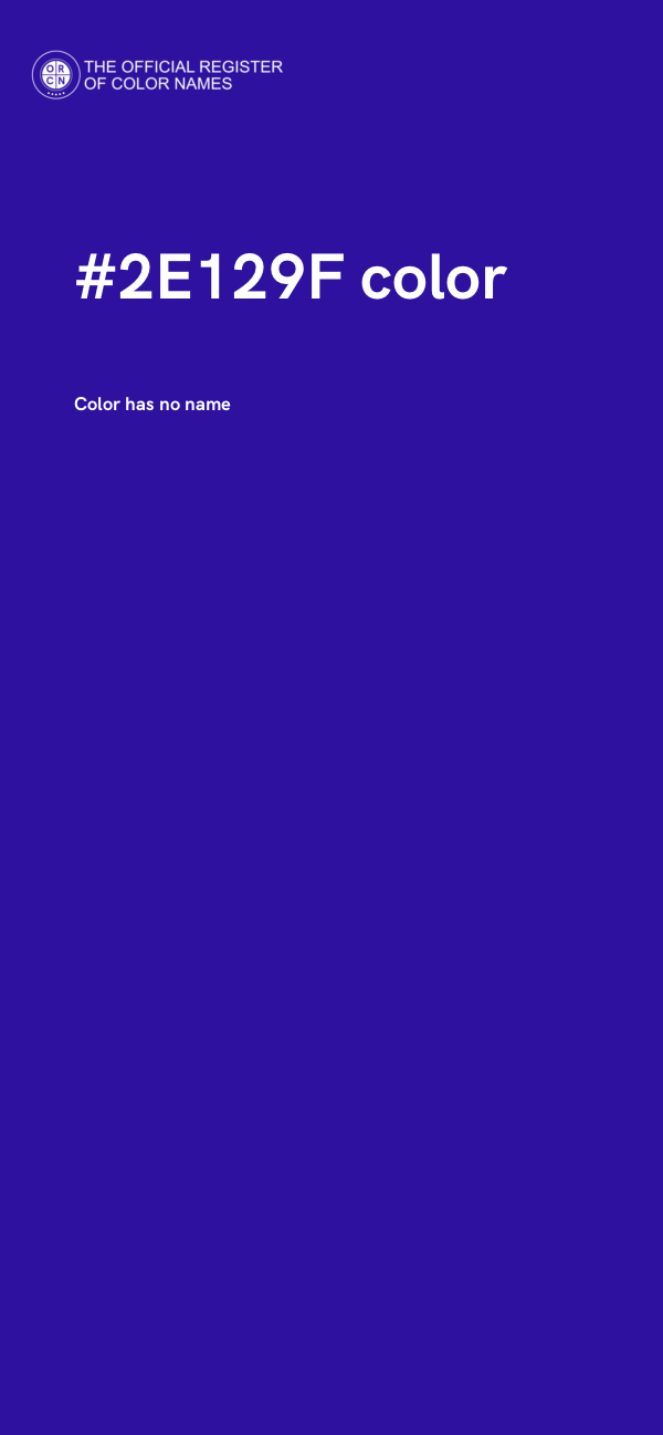 #2E129F color image