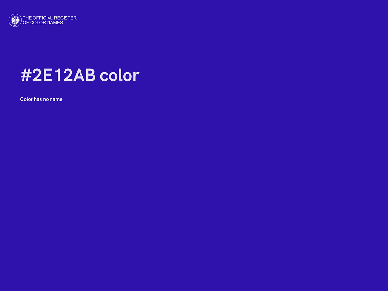 #2E12AB color image