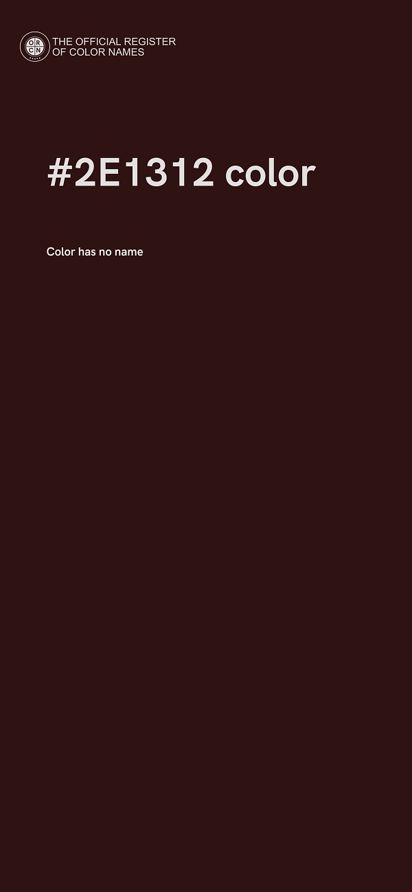 #2E1312 color image
