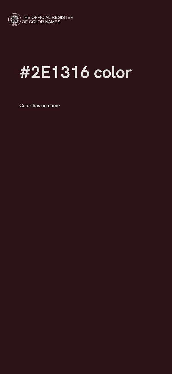 #2E1316 color image