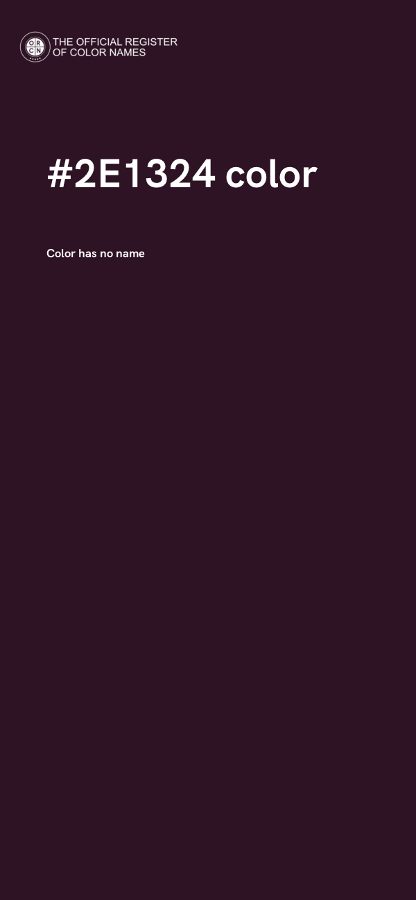 #2E1324 color image