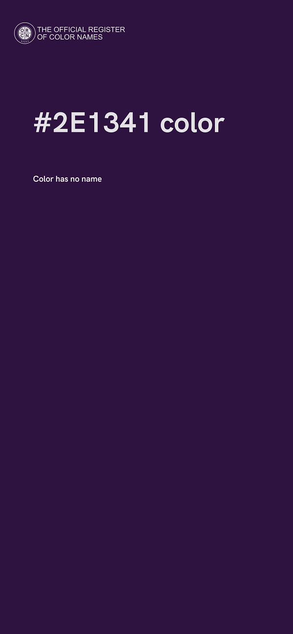 #2E1341 color image