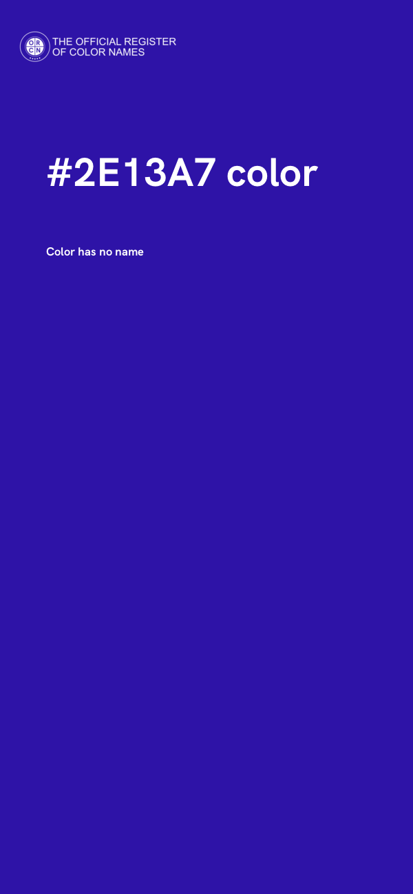 #2E13A7 color image
