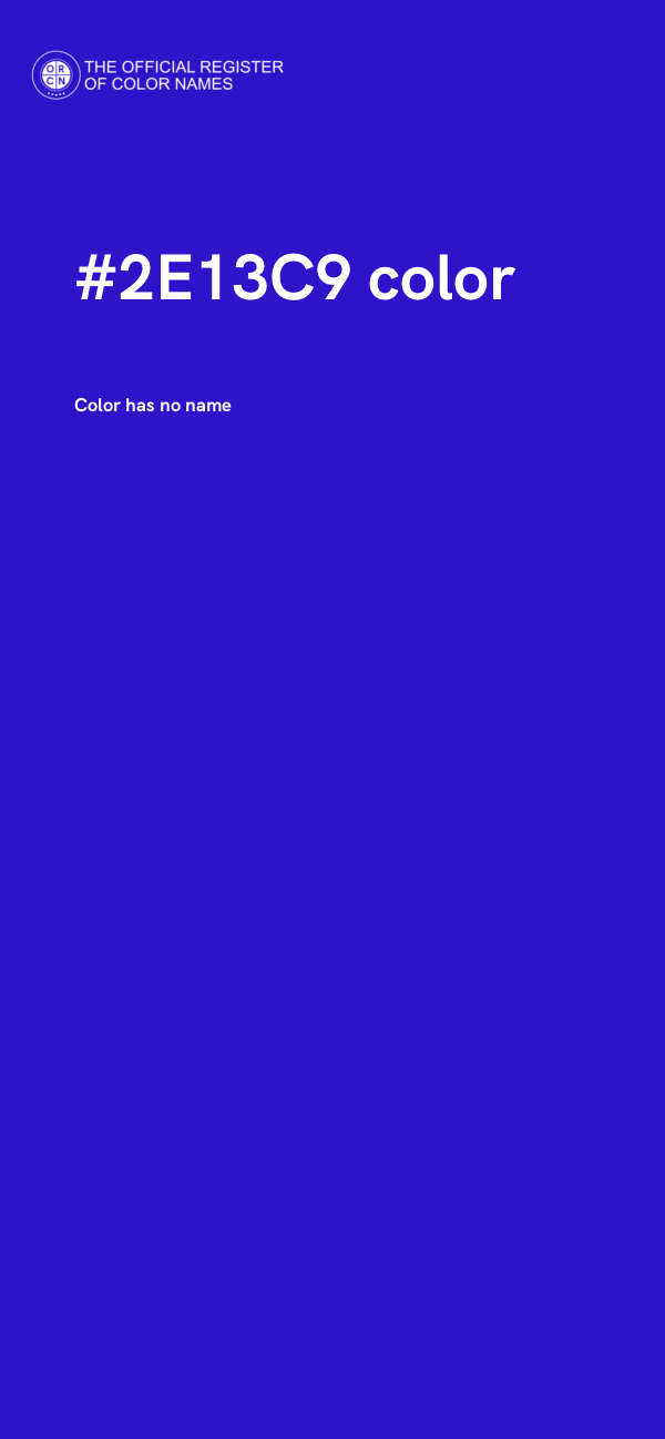 #2E13C9 color image