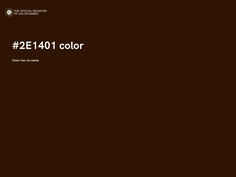 #2E1401 color image